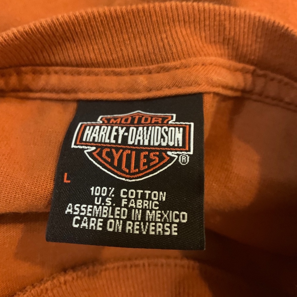 Harley Davidson Freedom to Ride Long Sleeve Shirt Mens Large - Picture 10 of 11